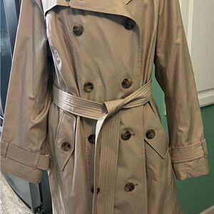 London Fog Beige Trench Coat Beige Tan Sz XL